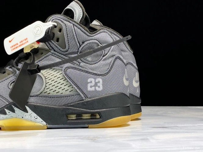 5 x Jordan CT8480-001 Black Off-White Air 0822